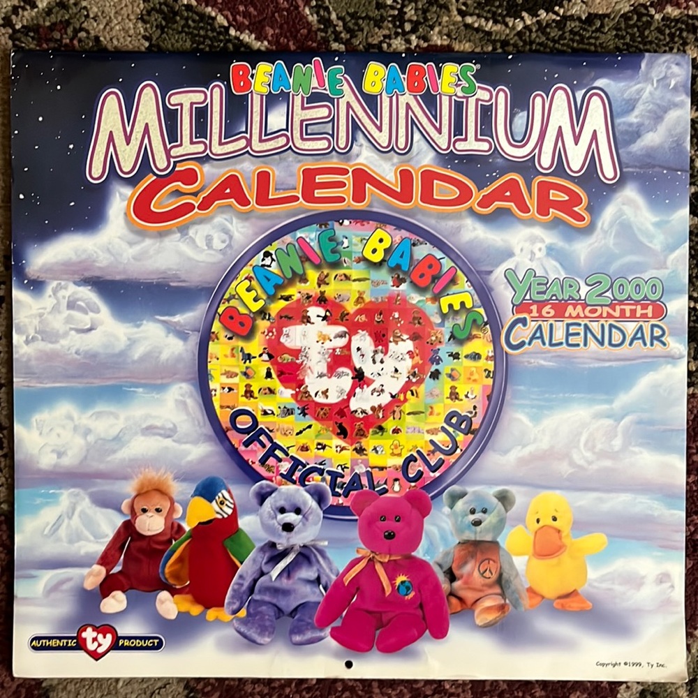 BEANIE BABIES MILLENIUM CALENDAR